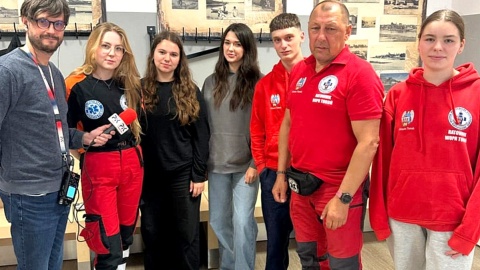 Młodzieżowa grupa WOPR Toruń. Fot. Michał Zaręba/PR PiK