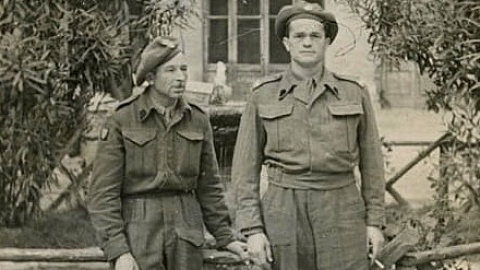 2 kwietnia 1945 roku, Pamiątka z Rzymu. Fot. z archiwum Władysława Rudaś/Dźwiękowe Archiwum Kcyni