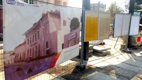 Opóźniają się pace przy gruntownej modernizacji dworca kolejowego Toruń Miasto. Fot. Michał Zaręba/PR PiK