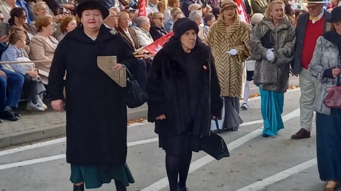 Dom Polski w miniony weekend stał się bohaterem przejmującej rekonstrukcji z udziałem mieszkańców Szubina/fot.: Michał Słobodzian