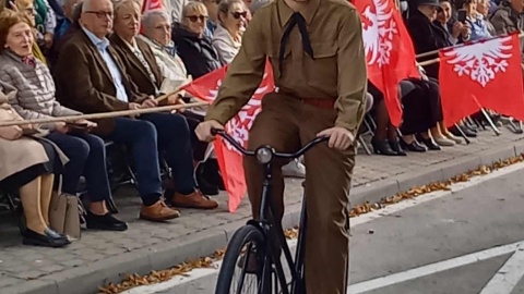 Dom Polski w miniony weekend stał się bohaterem przejmującej rekonstrukcji z udziałem mieszkańców Szubina/fot.: Michał Słobodzian