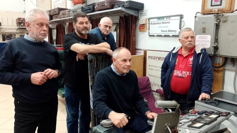 Z wizytą w „Kolejowej Izbie Tradycji” na Dworcu Głównym w Toruniu. Fot. Michał Zaręba/arch. PR PiK