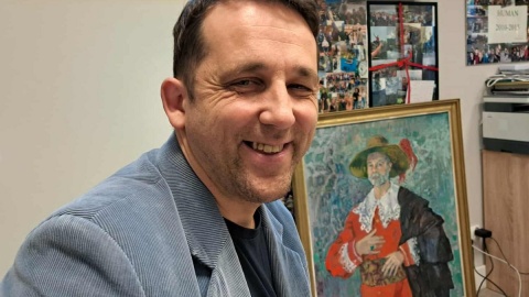 Tomasz Izajasz - kustosz Muzeum Kanału Bydgoskiego. Fot. Żaneta Walentyn/PR PiK