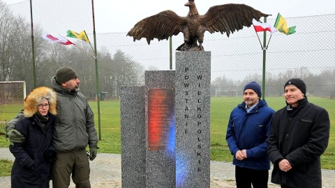 Grupa mieszkańców Szczepanowa doprowadziła do powstania Pomnika Powstańców Wielkopolskich. Fot. Adriana Andrzejewska-Kuras/PR PiK