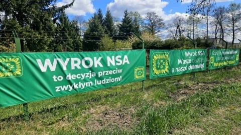 „Nie oddamy naszych działek!” - mówią działkowcy ROD Elana z Torunia. Fot. Adriana Andrzejewska-Kuras/PR PiK