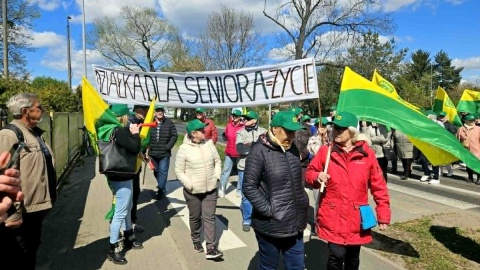 „Nie oddamy naszych działek!” - mówią działkowcy ROD Elana z Torunia. Fot. Adriana Andrzejewska-Kuras/PR PiK