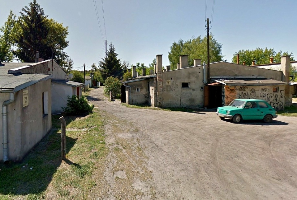 Baraki przy ul. Solnej w Bydgoszczy. Fot. zrzut ekranu/google.com/maps