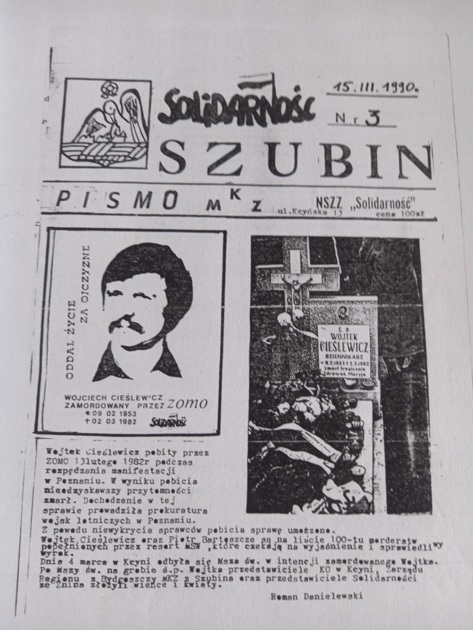 Wojciech Cieślewicz był jedną z wielu ofiar stanu wojennego/fot: ze zbiorów Marcina Lisieckiego