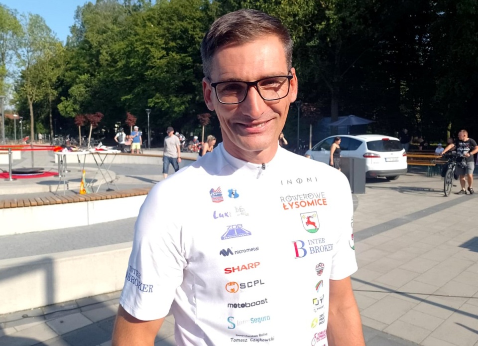 Jacek Kwiatkowski w 30 dni przejechał rowerem ponad 12 tysięcy kilometrów. Fot. Michał Zaręba/PR PiK