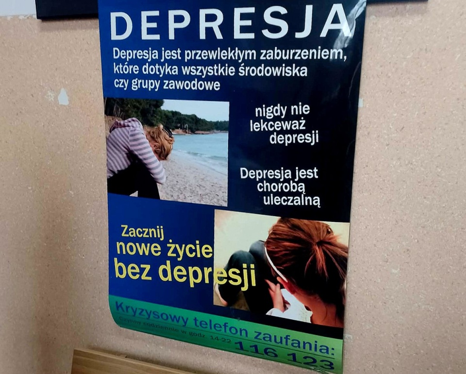 Do akcji w ramach „Ogólnopolskiego Dnia Walki z Depresją” przyłączyło się m.in. I Liceum Ogólnokształcące w Toruniu. Fot. Michał Zaręba/PR PiK