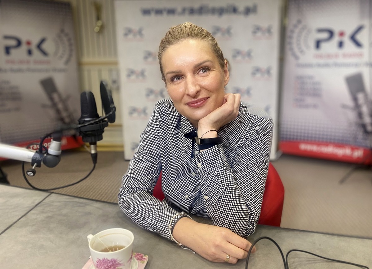 Zwierzenia przy muzyce - Daria Jaworsja w studiu PR PiK. Fot. Magda Jasińska