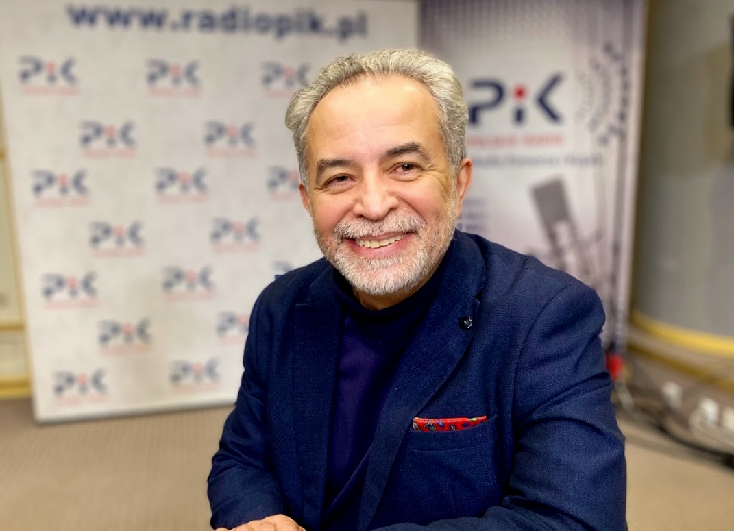 Jose Maria Florencio w Polskim Radiu PiK. Fot. Magda Jasińska