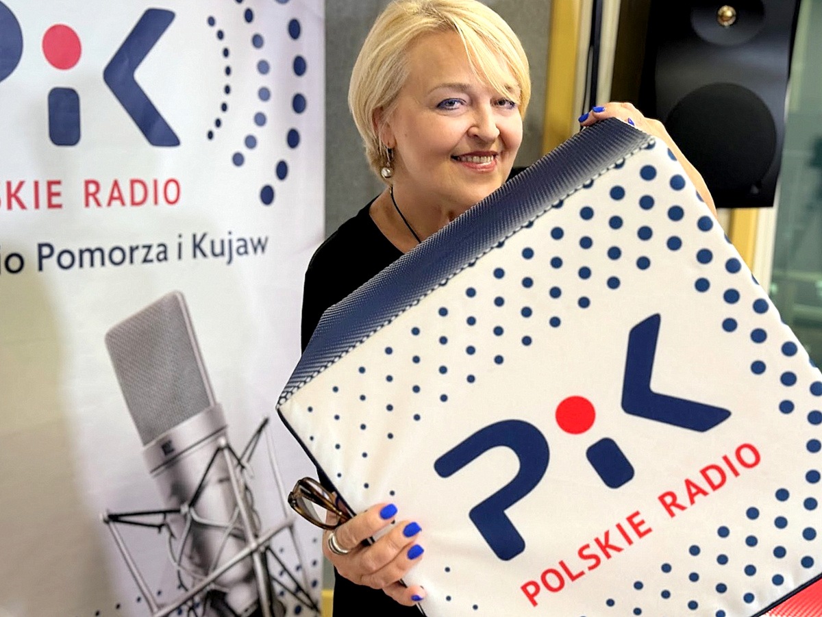 Krystyna Stańko w studiu Polskiego Radia PiK. Fot. Magda Jasińska