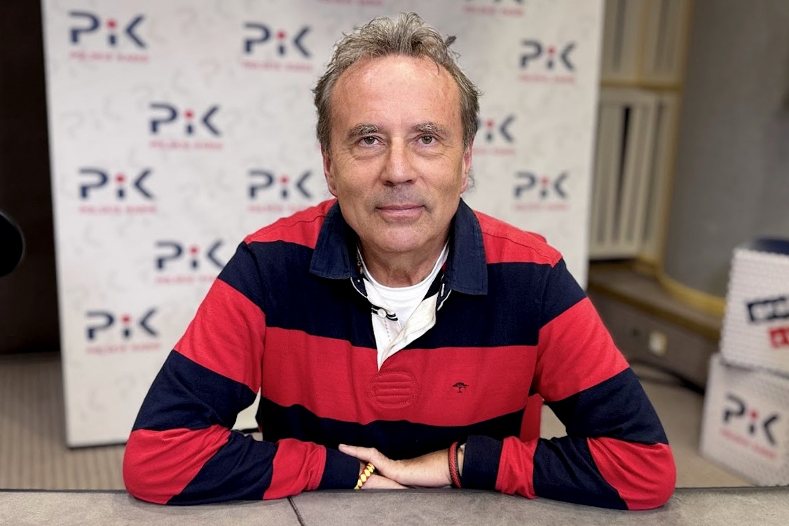 Profesor Piotr Biskupski w studiu Polskiego Radia PiK. Fot. Magda Jasińska/PR PiK Profesor Piotr Biskupski w studiu Polskiego Radia PiK. Fot. Magda Jasińska/PR PiK
