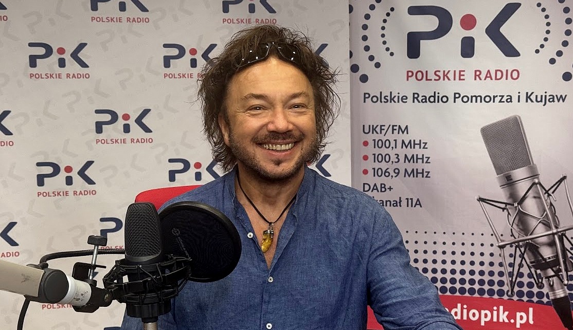 Mieczysław Szcześniak w Polskim Radiu PiK. Fot. Magda Jasińska/PR PiK