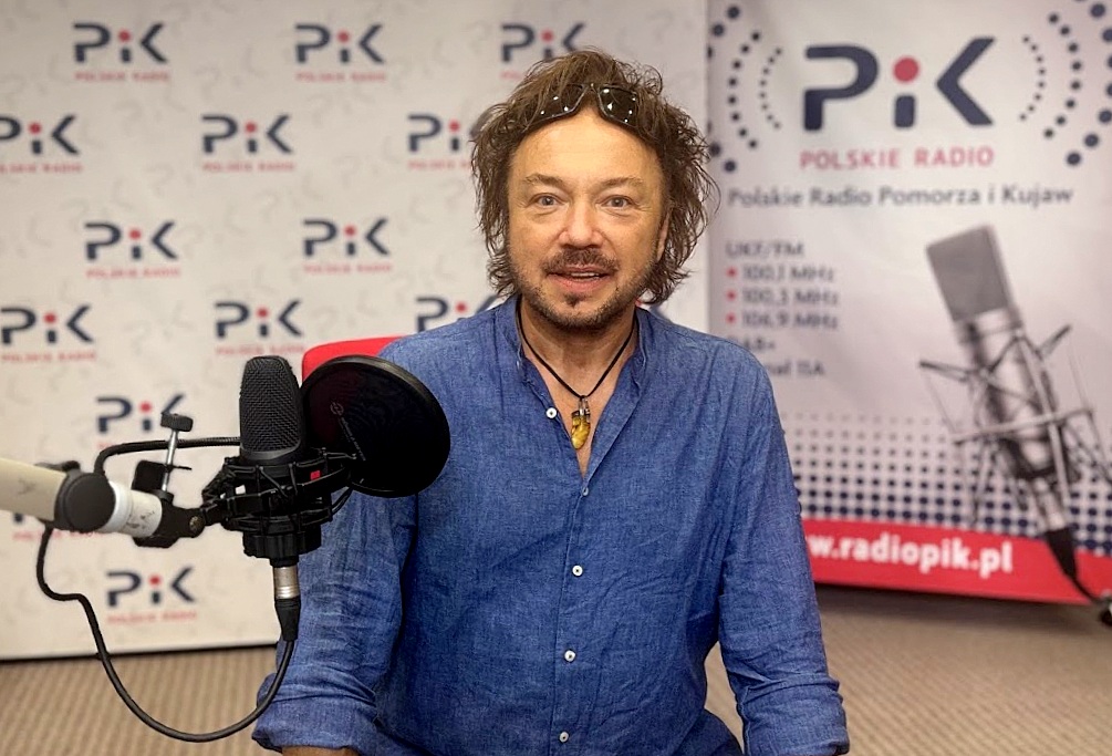 Mieczysław Szcześniak w Polskim Radiu PiK. Fot. Magda Jasińska/PR PiK