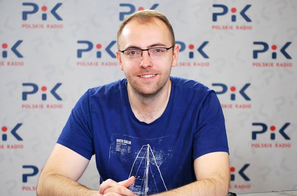 Sławomir Kowalewski w Polskim Radiu PiK. Fot. Magda Jasińska