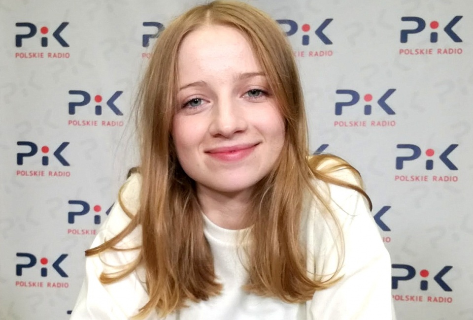 Marta Fitowska w Polskim Radiu PiK. Fot. Magda Jasińska