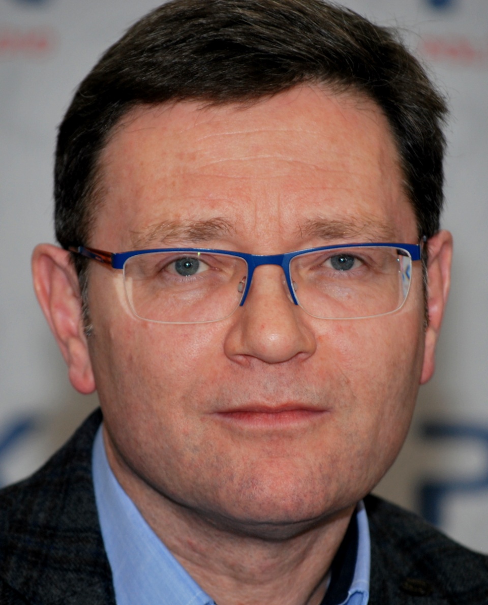 Maciej Figas w Polskim Radiu PiK. Fot. Magda Jasińska