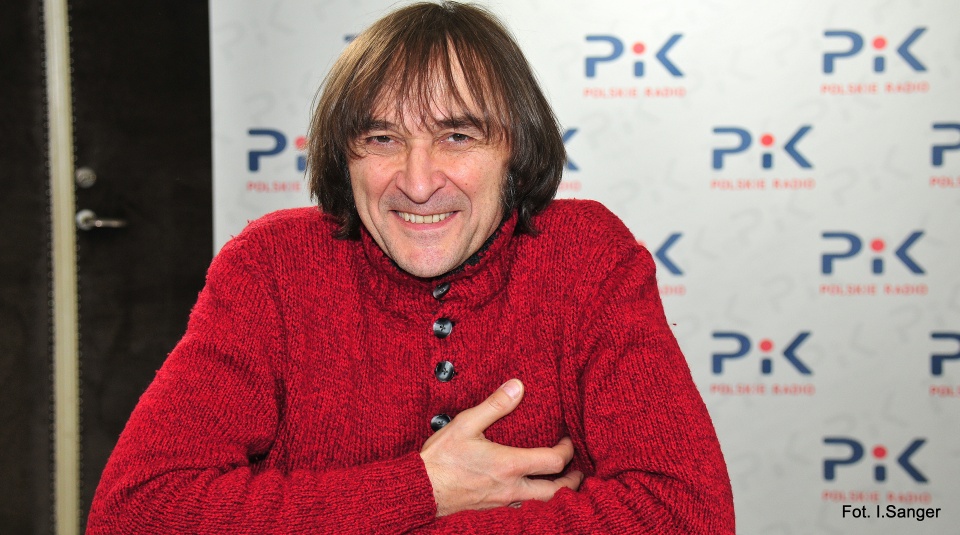 Janusz Yanina Iwański w Polskim Radiu PiK. Fot. Ireneusz Sanger
