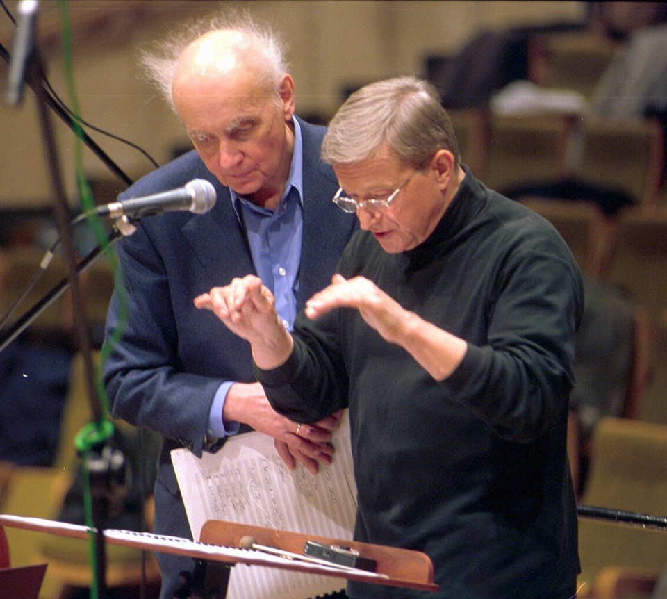 Wojciech Kilar i Tadeusz Strugała / Fot. Michał Mutor