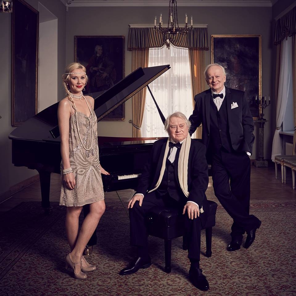 Kasia Moś, Jerzy Maksymiuk i Janusz Olejniczak. Fot. facebook.com/JMaksymiuk
