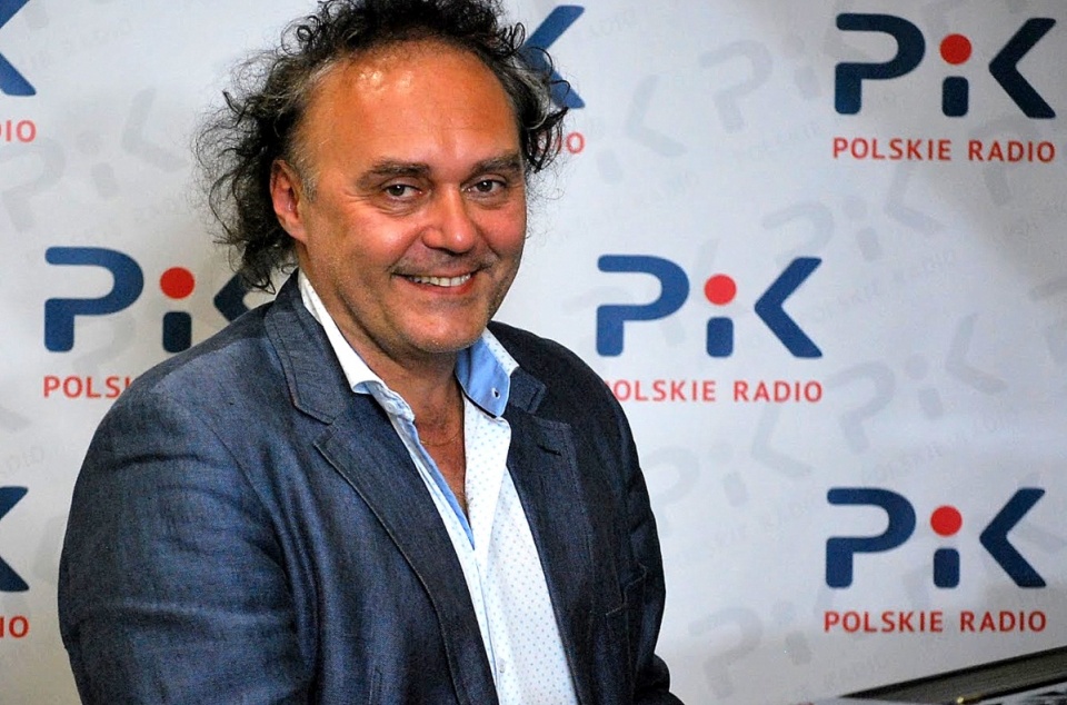 Piotr Salaber w PR PiK. Fot. Magda Jasińska