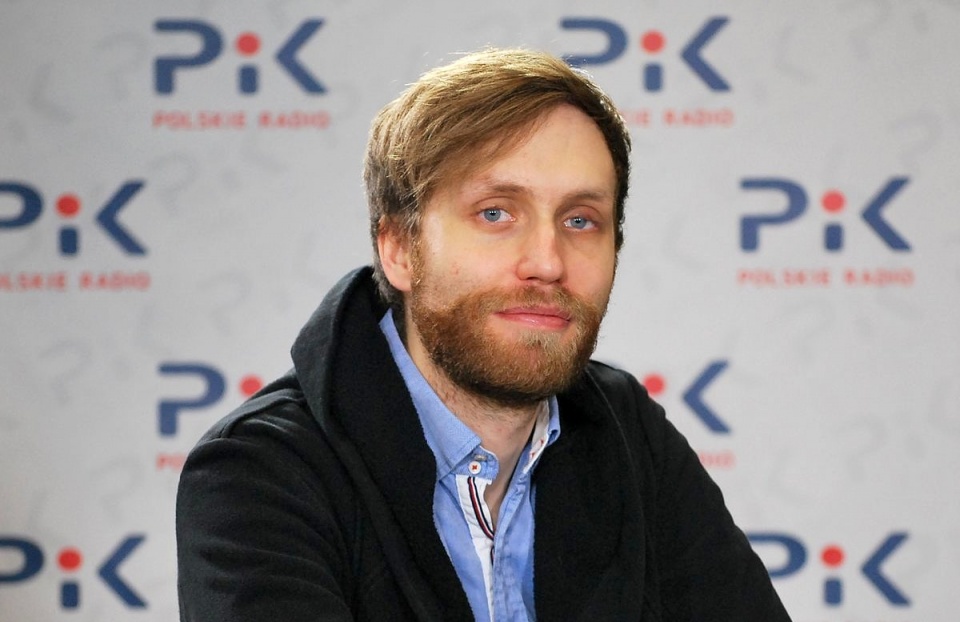 Nikola Kołodziejczyk w Polskim Radiu PiK. Fot. Magda Jasińska