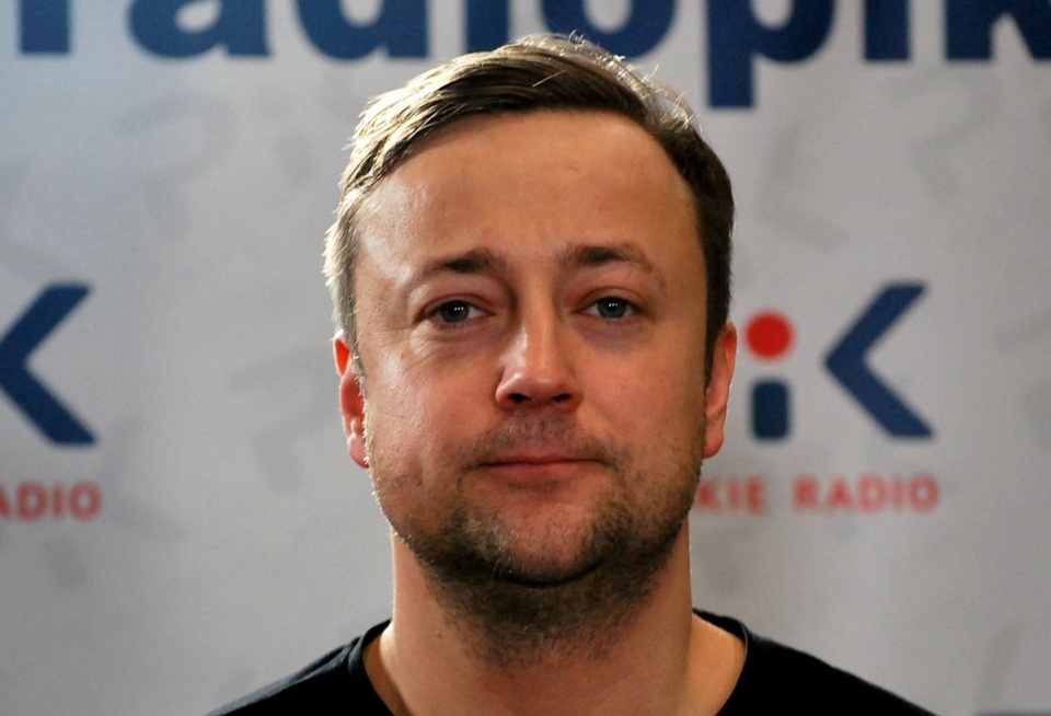 Czesław Mozil w Polskim Radiu PiK. Fot. Magda Jasińska