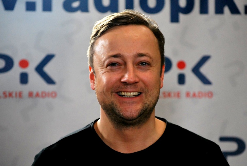 Czesław Mozil w Polskim Radiu PiK. Fot. Magda Jasińska