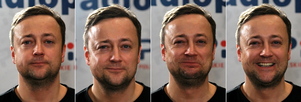 Czesław Mozil w Polskim Radiu PiK. Fot. Magda Jasińska