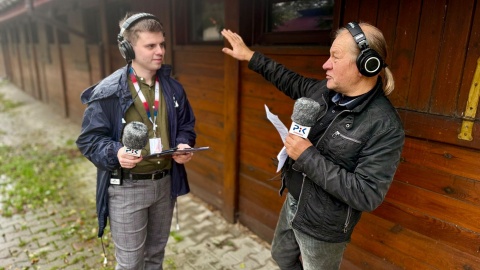 Bartosz Nawrocki i Zbigniew Bedliński, właściciel Rancho pod Olszyną/fot. Izabela Langner