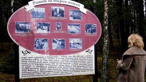 Wróciliśmy do Paterka, gdzie Niemcy zamordowali ok. 200 Polaków. Fot. Henryk Żyłkowski