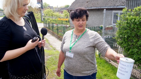 Po wybuchu butli z gazem w Sikorzu niedaleko Sępólna Krajeńskiego. Fot. Henryk Żyłkowski
