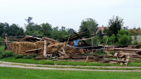 Jak żyją mieszkańcy zrujnowanych po nawałnicy wsi w gminie Koronowo? Fot. Lech Przybyliński