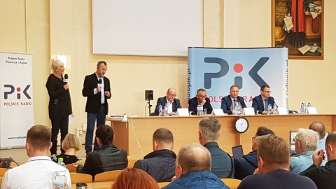 8 października - debata wyborcza kandydatów na prezydenta Grudziądza. Fot. Marta Jagodzińska