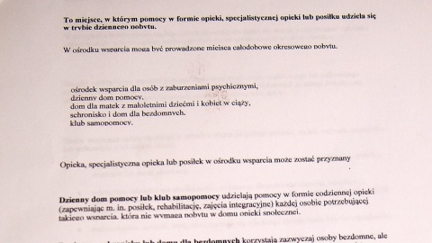 "Życie jest, jakie jest" - reportaż Żanety Walentyn. Fot. Henryk Żyłkowski