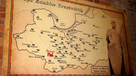 Polscy starostowie w zamku krzyżackim w Świeciu nad Wisłą. Fot. Henryk Żyłkowski