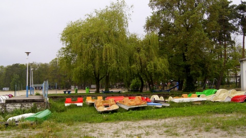 Z roku na rok obniża się lustro wody w Jeziorze Ostrowskim. Fot. Henryk Żyłkowski