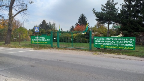 Sąd nie uznał prawa działkowców do zasiedzenia na gruntach. Fot. Adriana Andrzejewska-Kuras
