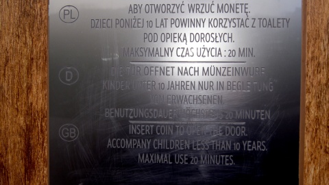 W Świeciu nad Wisłą stanęły nowoczesne, skomputeryzowane i... drogie toalety. Fot. Henryk Żyłkowski