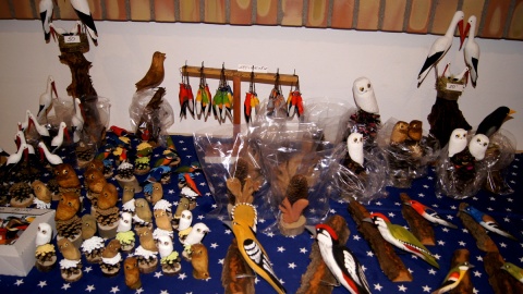 Pani Grażyna Wojcieszko zorganizowała Bożonarodzeniowy Jarmark w Krzywogońcu. Fot. Henryk Żyłkowski