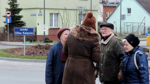 Rondo Ofiar Katynia - "Tak małe rondo, w dodatku na uboczu, nie może upamiętniać narodowej katastrofy" - twierdzą mieszkańcy Bydgoszczy. Fot. Lech Przybyliński