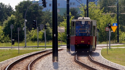 Połączenie tramwajowe do bydgoskiego Fordonu często zawodzi z powodu wyginających się szyn. Fot. Henryk Żyłkowski