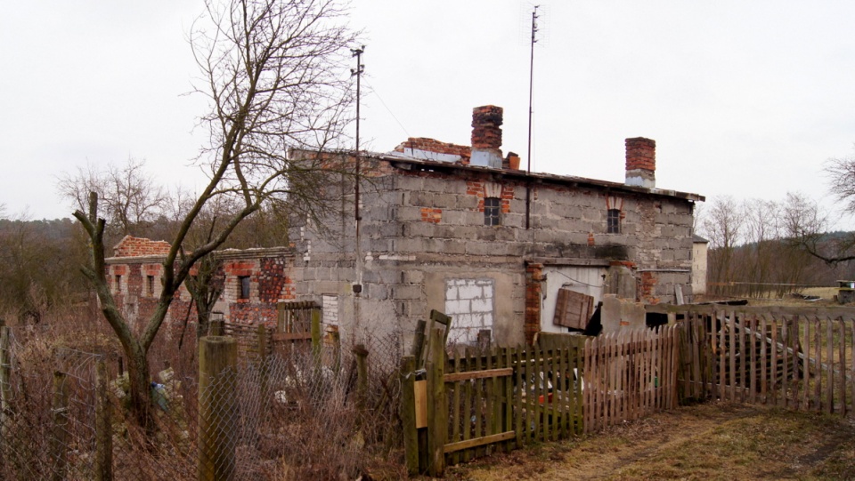 Po odwiezieniu staruszki do szpitala na badania psychiatryczne ktoś zniszczył jej dom, zamurował okna, zawalił gruzem wejście. Fot. Henryk Żyłkowski