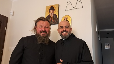 Ojcowie Charbel Beirouthy OLM i Elie Lahoud z Libanu sprawowali liturgię w swoim obrządku/fot.: Ewa Dąbrowska
