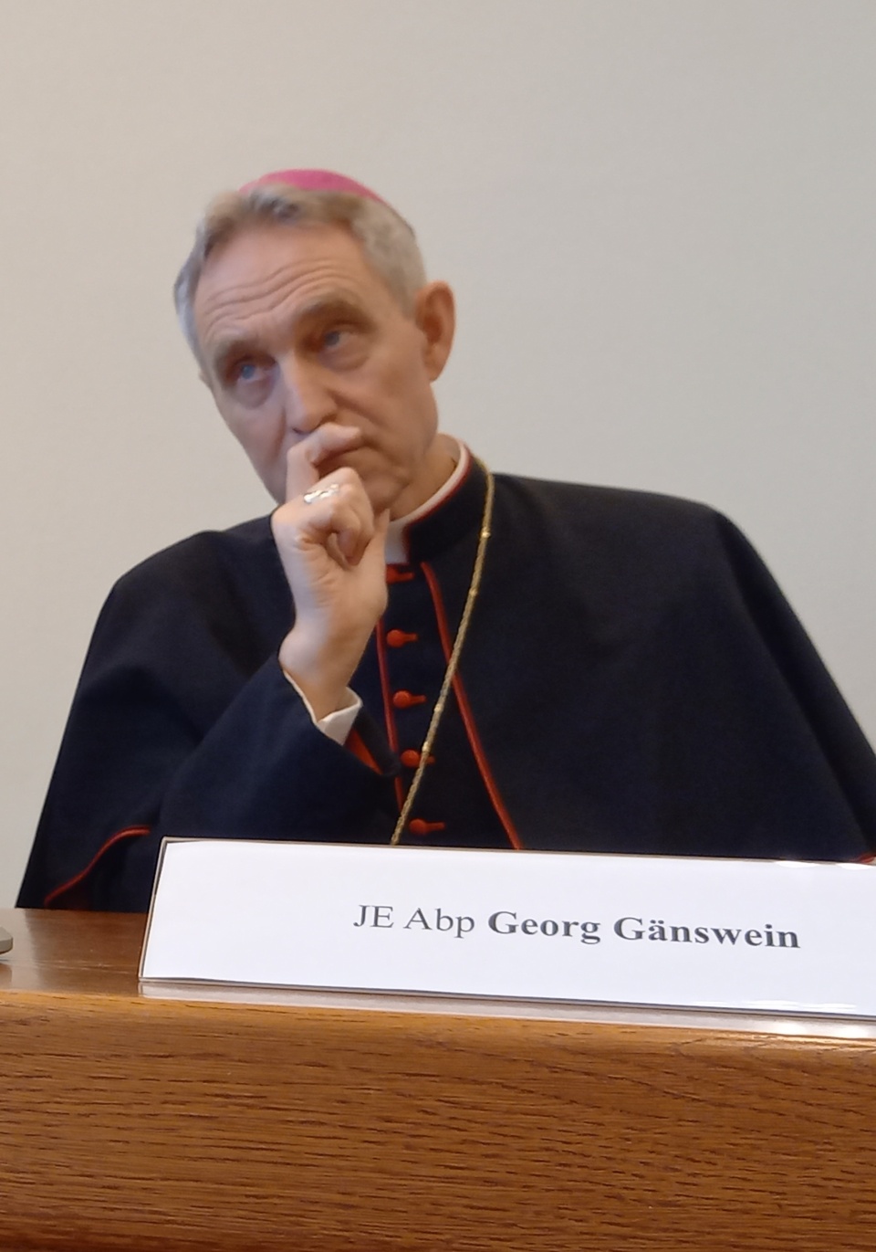 Abp Georg Gänswein. Fot. Ewa Dąbrowska