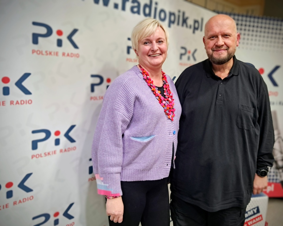 Lekarz psychiatra Małgorzata Zasępa i ks. Andrzej Marmurowicz. Fot. Ewa Dąbrowska