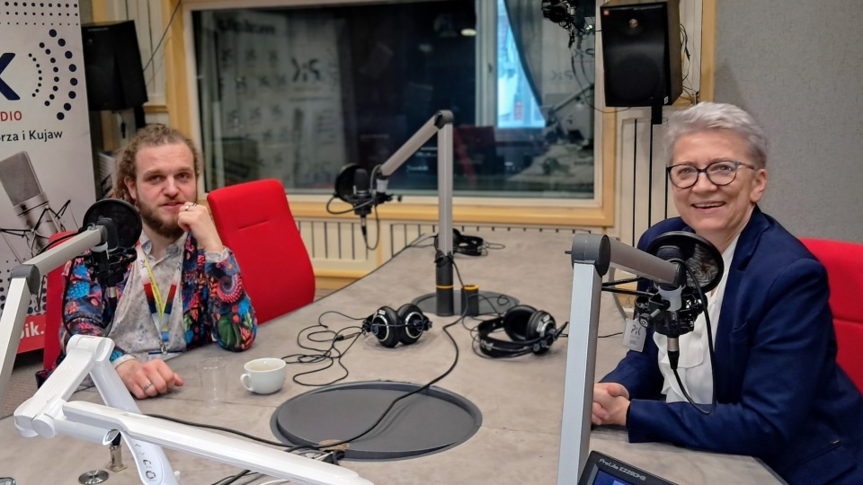 Dawid Radomski i dr Małgorzata Więczkowska/fot. Ewa Dąbrowska