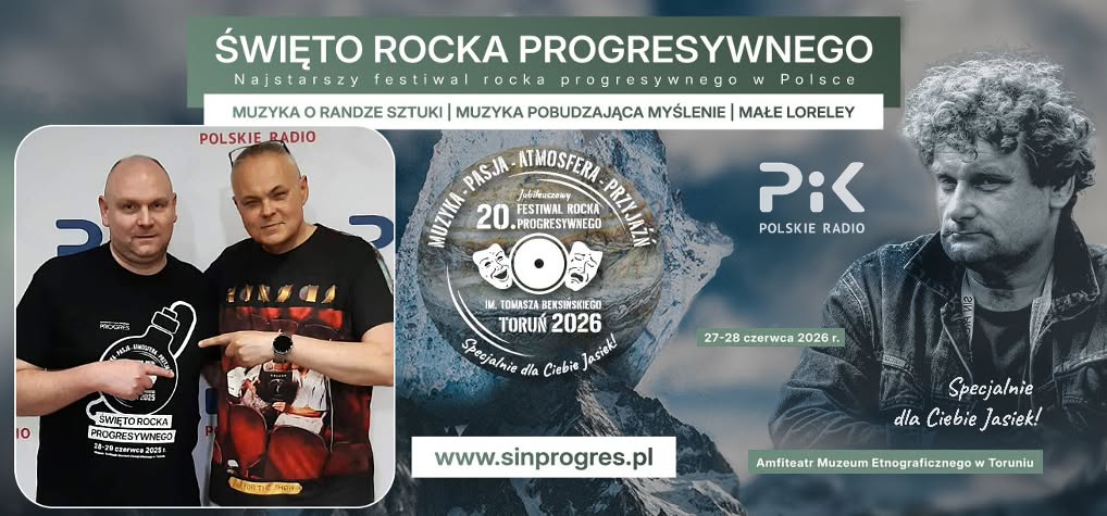 Sławek Bożko o 20. edycji Festiwalu Rocka Progresywnego w Toruniu Sławek Bożko o 20. edycji Festiwalu Rocka Progresywnego w Toruniu